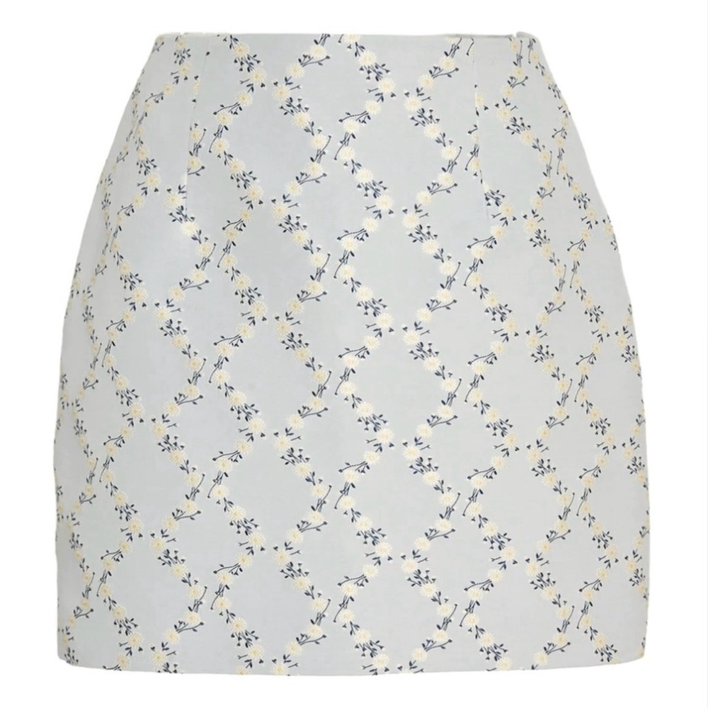 Markarian Emma Lattice Mini Skirt ‘Loveliness Itself’ - Size 2 - Perfect